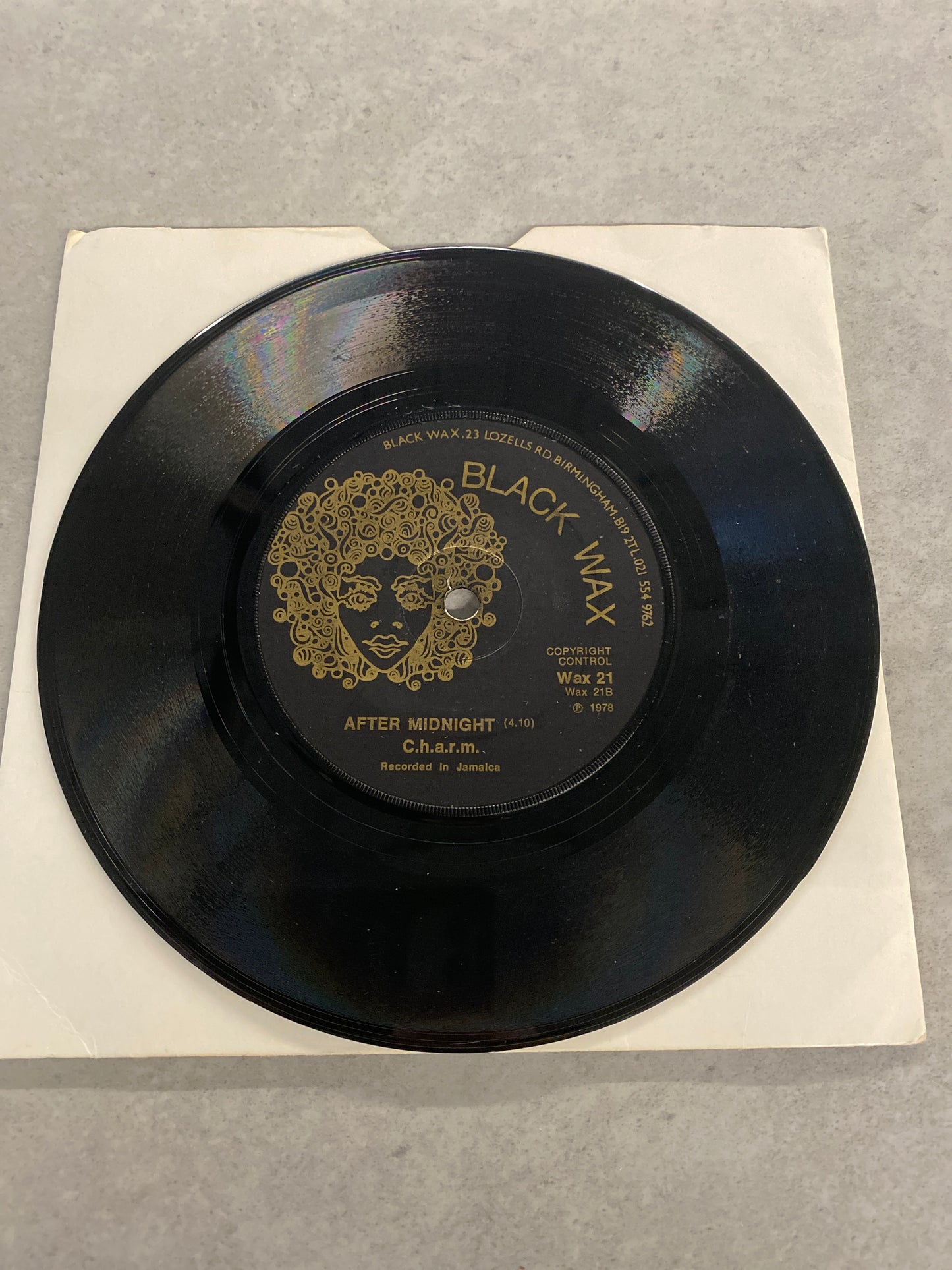 Willie Lindo - Midnight / Charm - After Midnight 7” Original EX