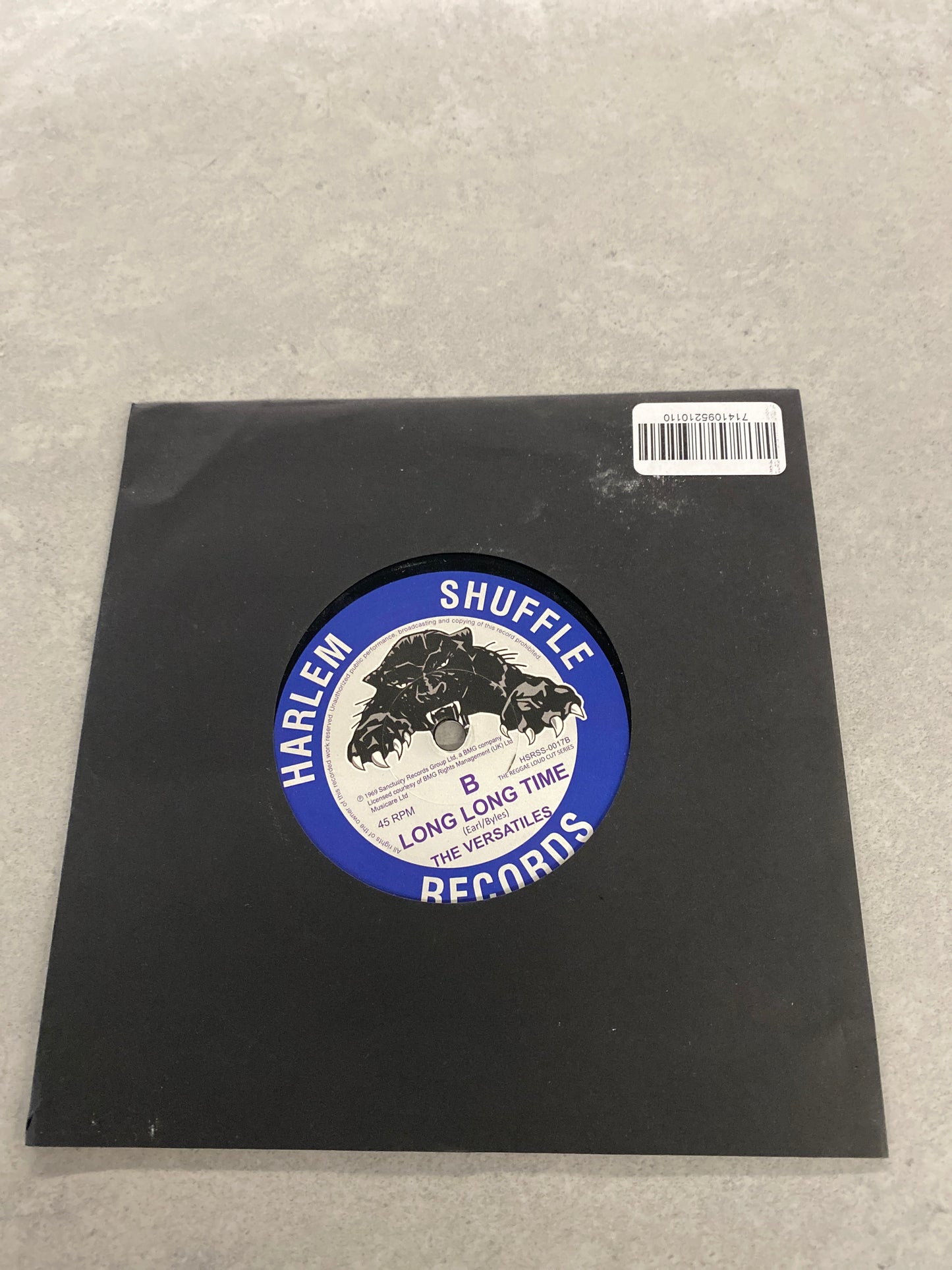 The Versatiles - Lu-Lu Bell / Long Long Time 7” Mint & Unplayed