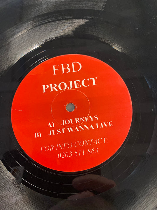 FBD Project - Journeys / Just Wanna Live 12” EX