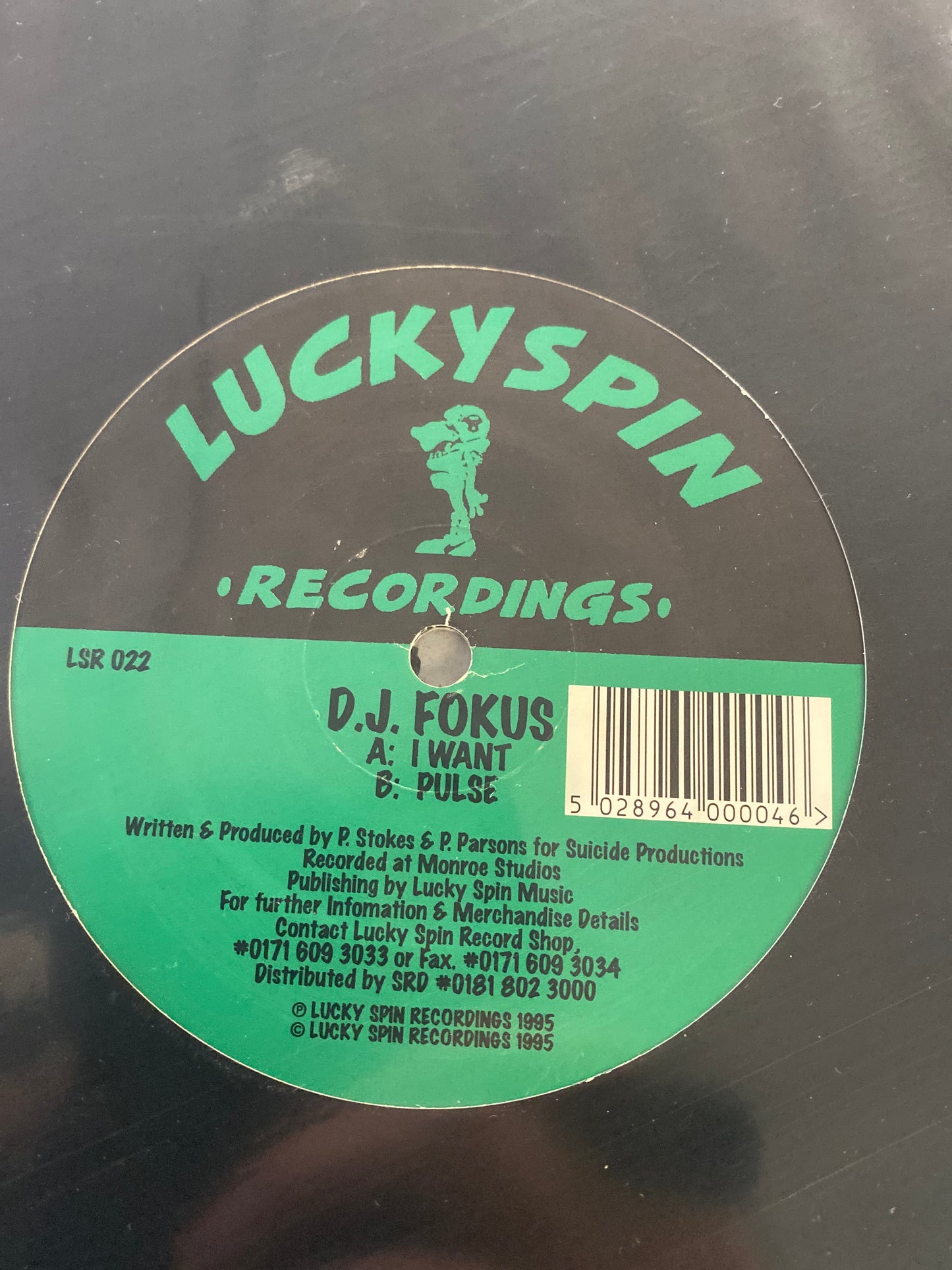 DJ Focus - I Want / Pulse 12” EX+