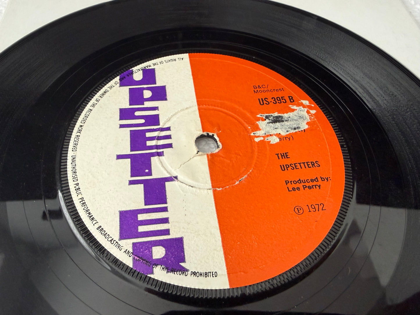 The Stingers / The Upsetters – Preacher Man / Preacher (Version) : 7” : See Description