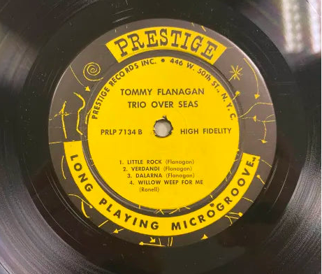 Tommy Flanagan - Trio Over Seas LP US Original Prestige Mono PRLP 7134