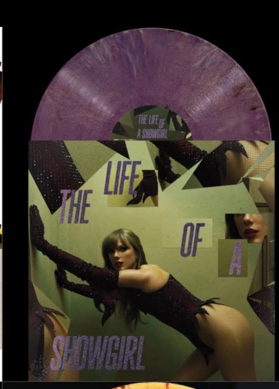 Taylor Swift- The Life Of A Showgirl (Shiny Bug Collection- Violet shimmer marbled vinyl)