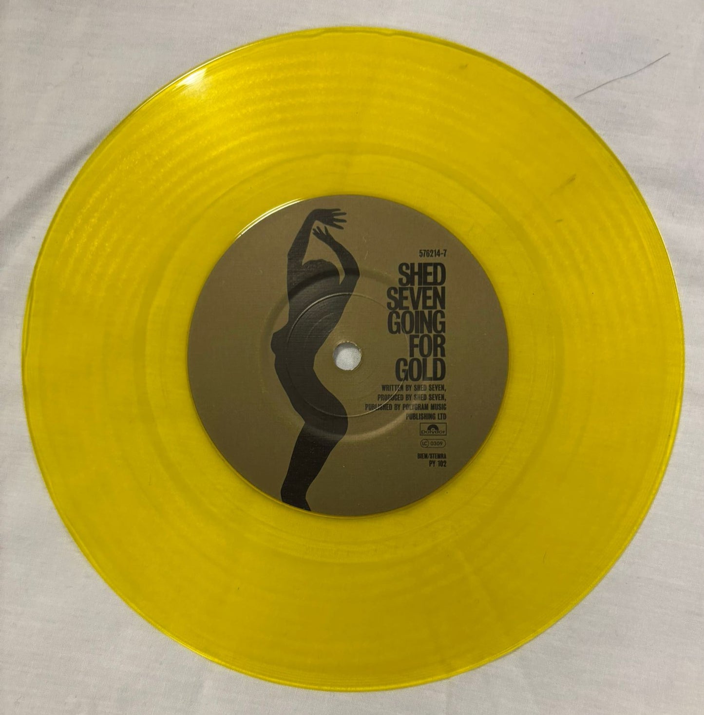 Shed Seven - Going For Gold 7” Withdrawn Sleeve