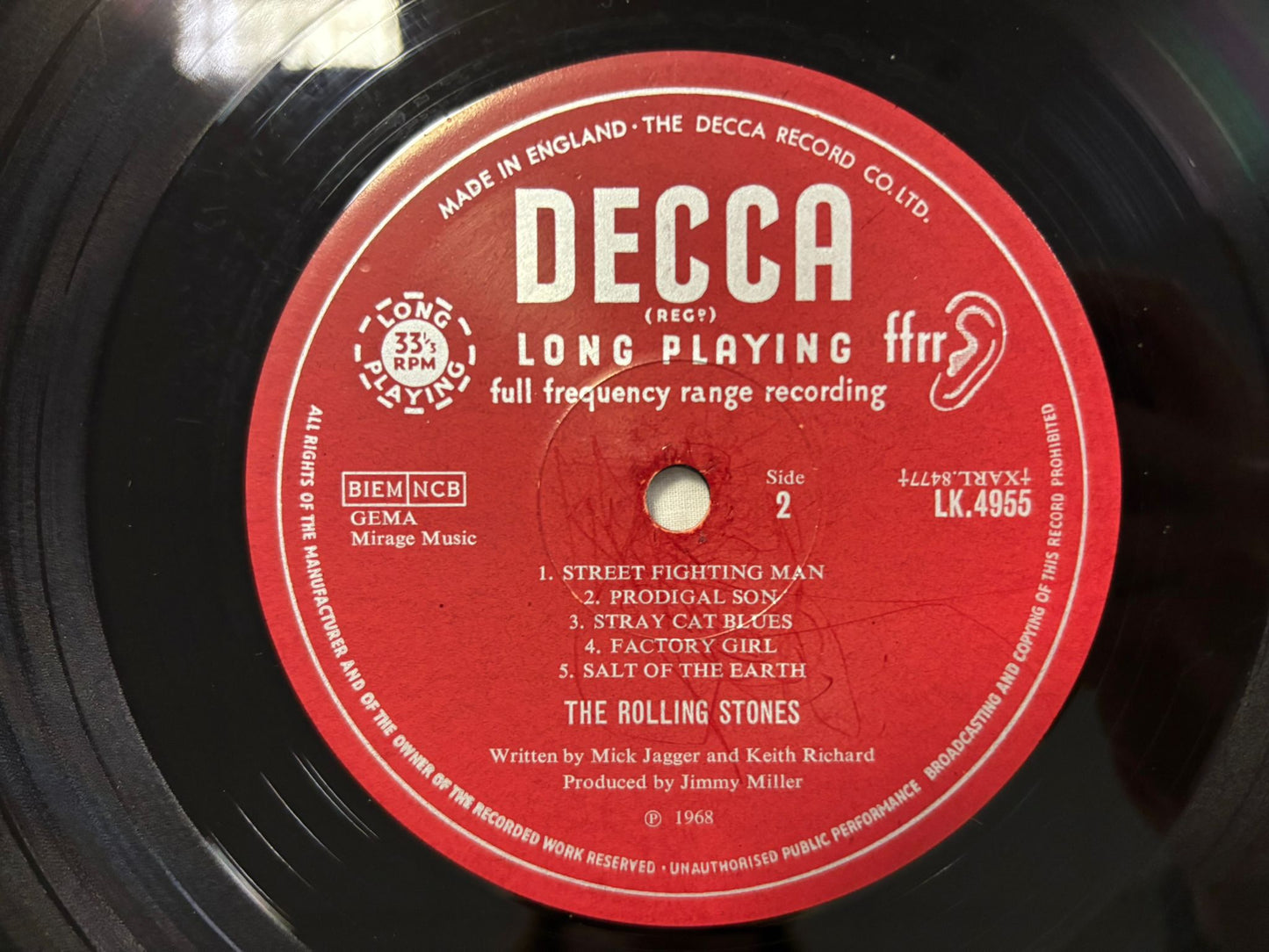 Rolling Stones- Beggars Banquet UK 1st Mono