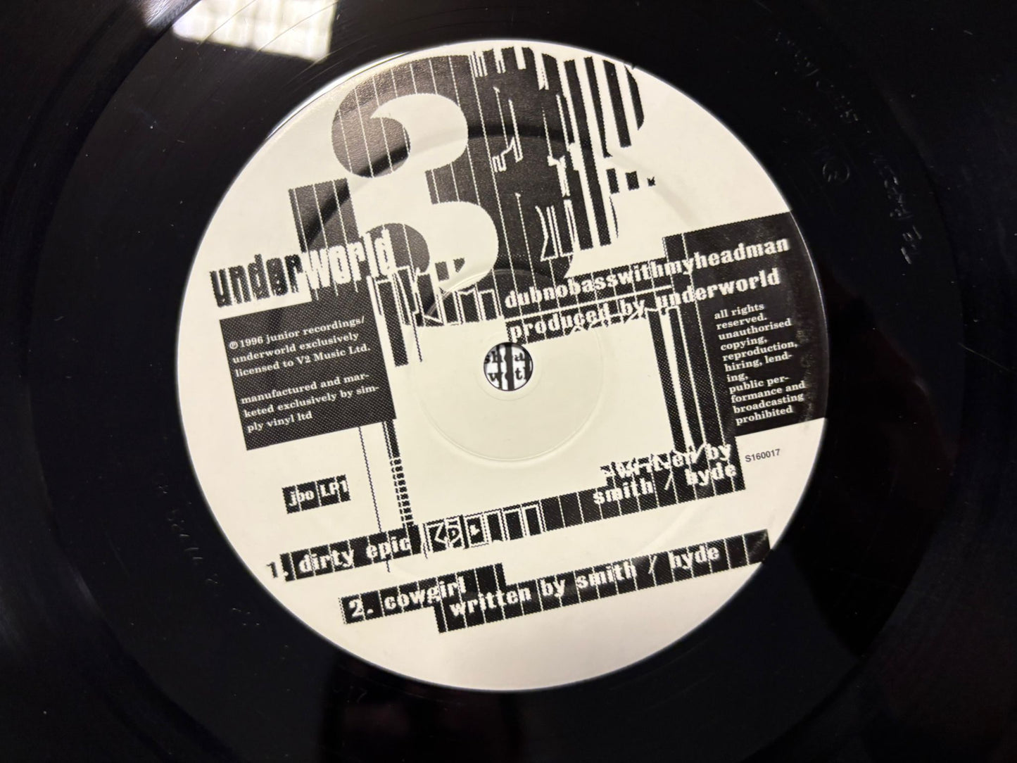 Underworld - Dubnobasswithmyheadman Double LP Simply Vinyl 1998