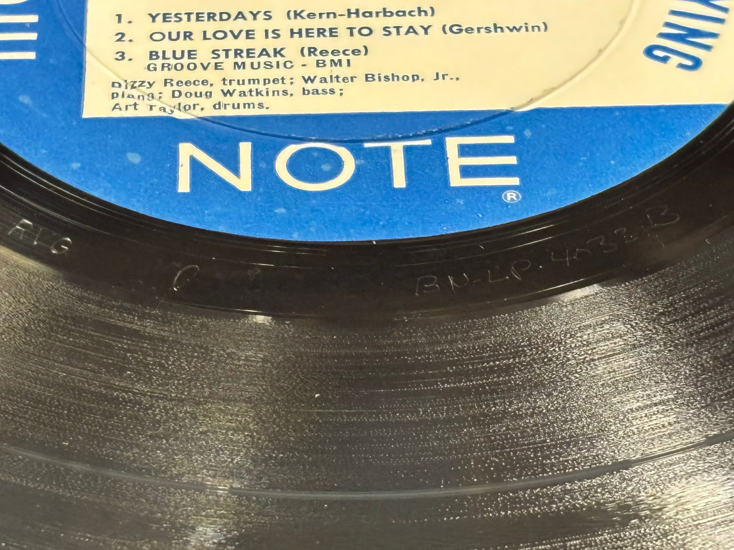 Dizzy Reece - Soundin' Off LP US Original Mono Blue Note BLP 4033