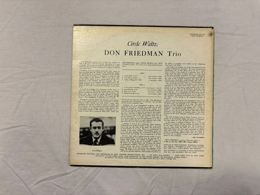 Don Friedman Trio - Circle Waltz LP US Mono Riverside RLP 431