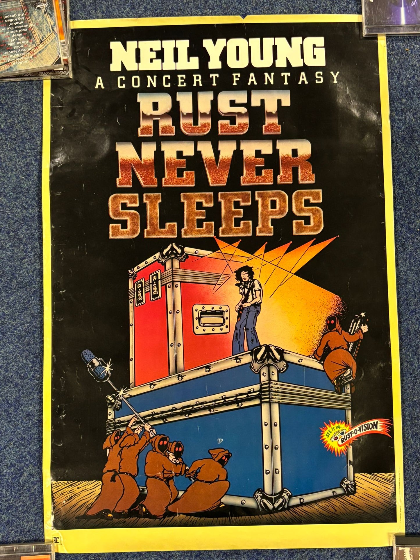 Neil Young Rust Never Sleeps Original Poster