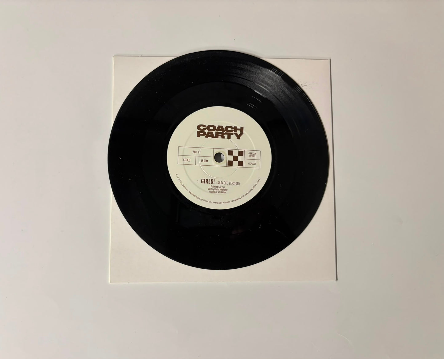 Coach Party - Girls : 7"
