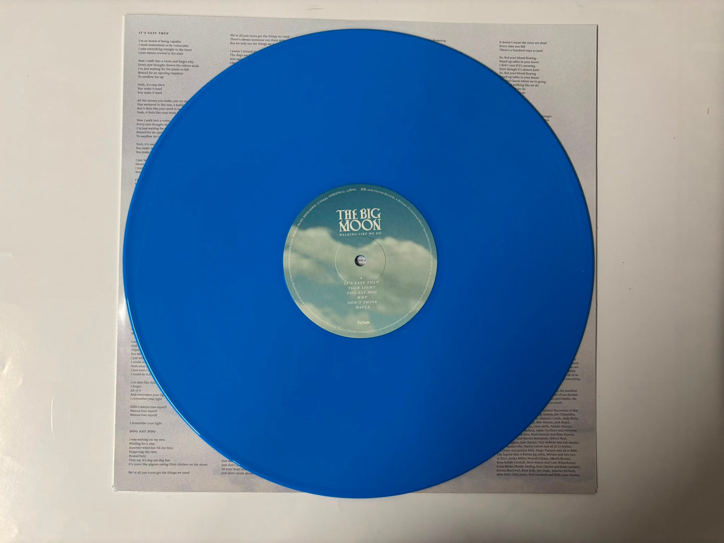 The big moon - Walking like we do : Signed