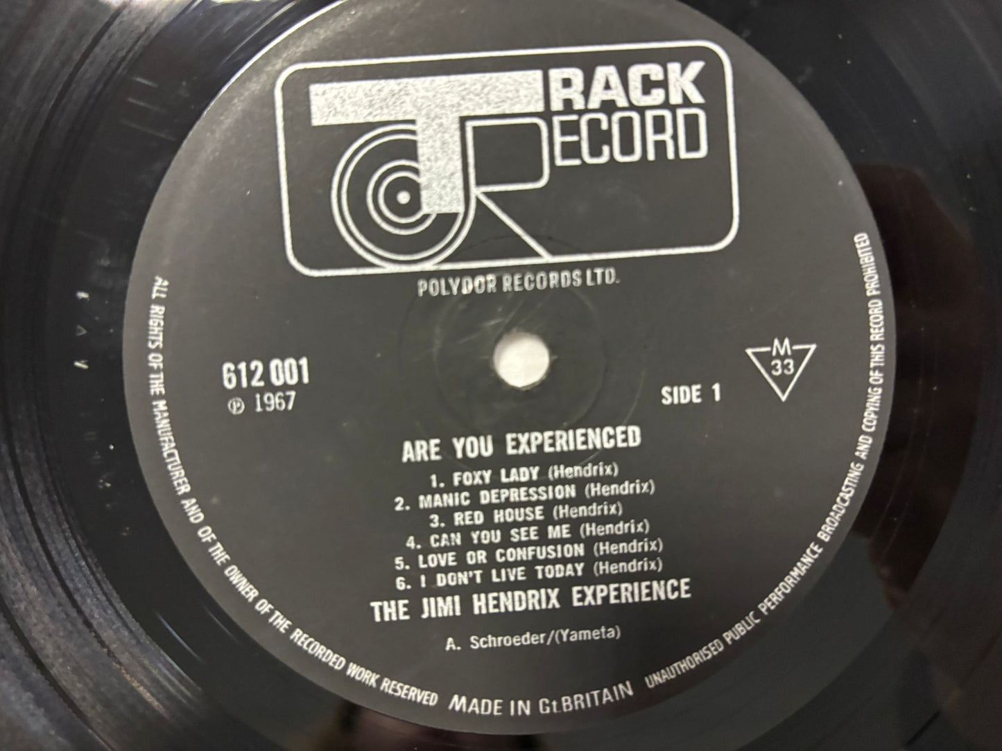 Jimi Hendrix- Are You Experienced UK 1st Mono