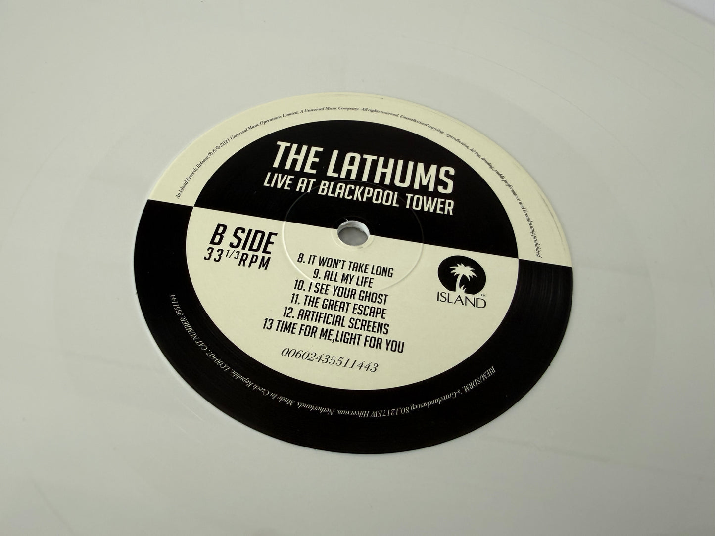 The Lathums – Live At Blackpool Tower : Signed : LP