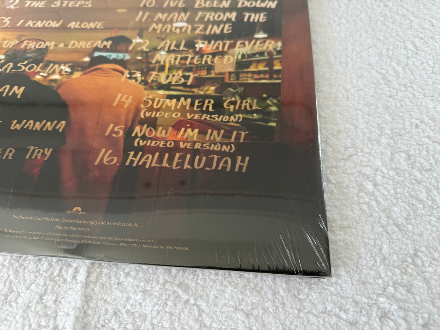 Haim – Women In Music Pt. III : LP: Red & Signed Print