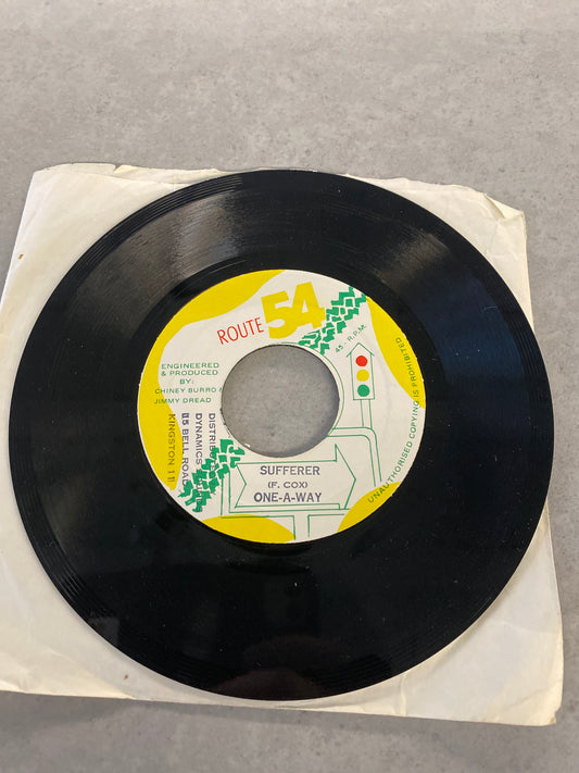 One-A-Way - Sufferer 7” Original Route 54 EX