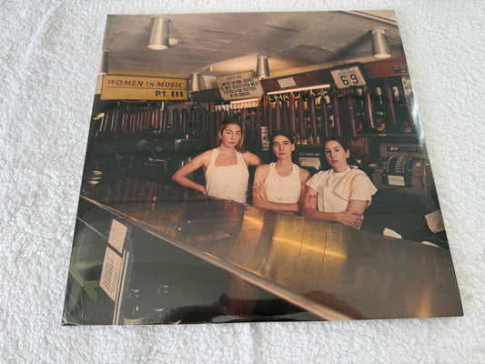 Haim – Women In Music Pt. III : LP: Red & Signed Print