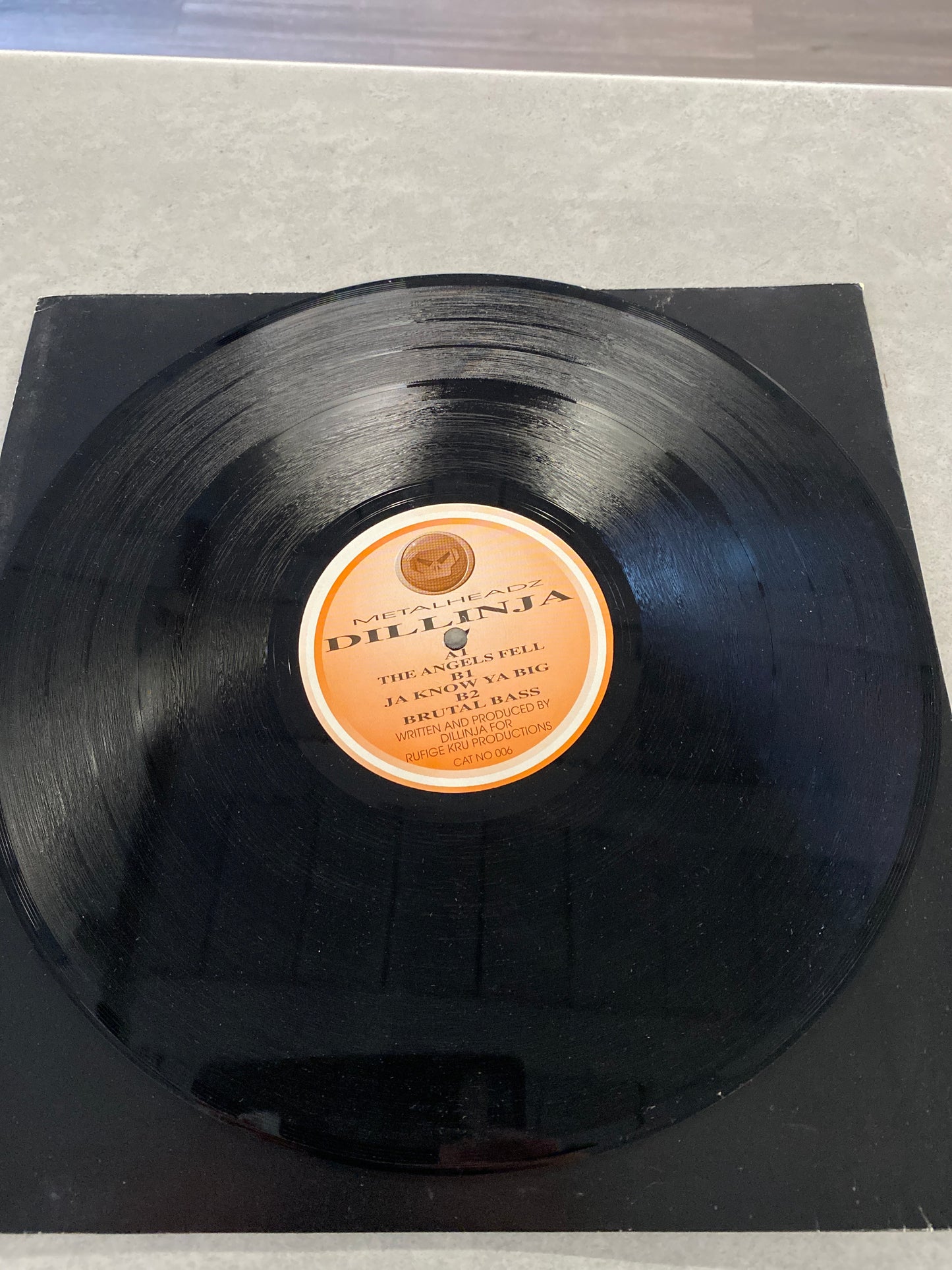 Dillinja- The Angels Fell / Ja Know Ya Big / Brutal Bass 12” EX