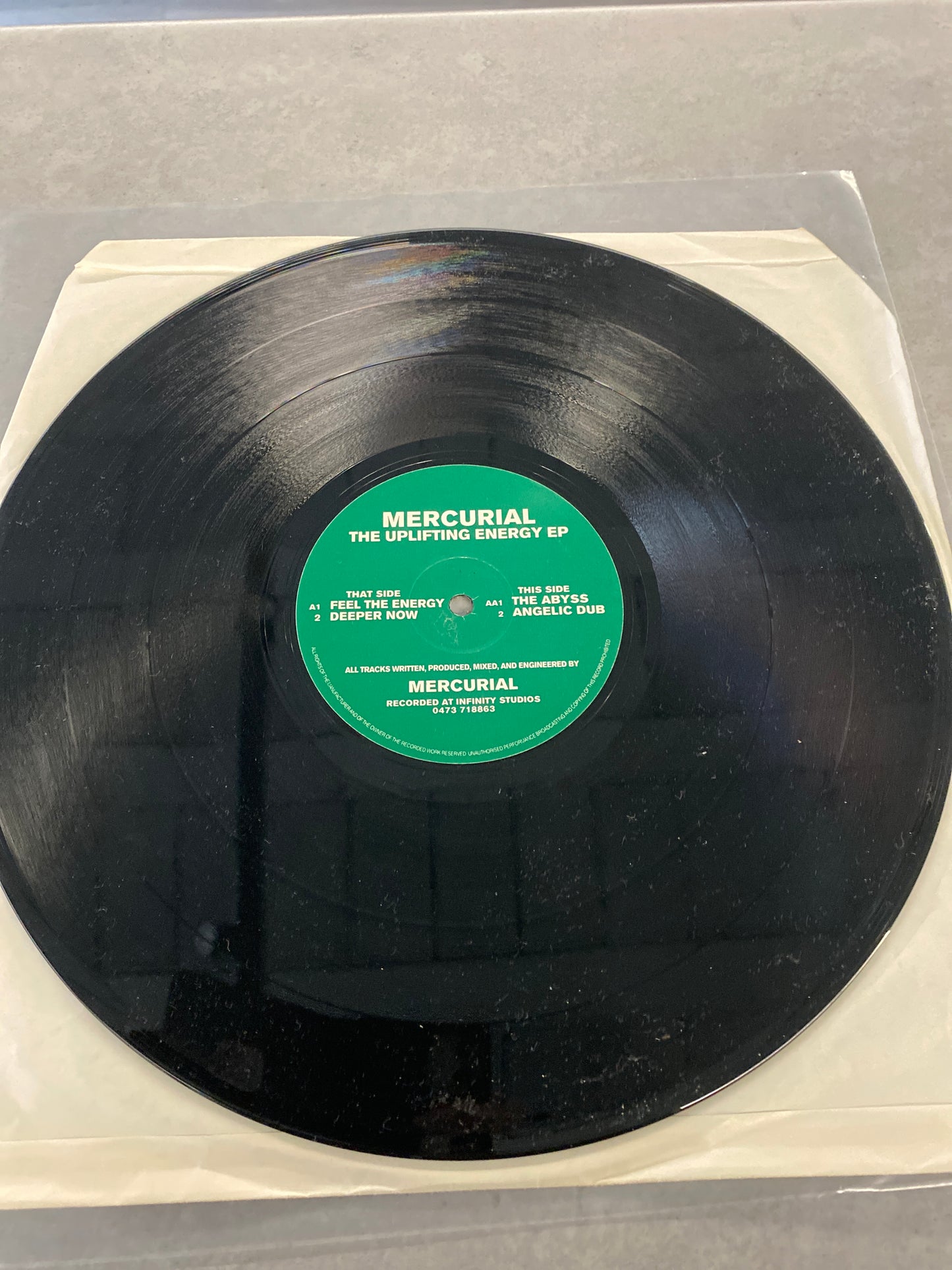 Mercurial - The Uplifting Energy EP 12” EX+