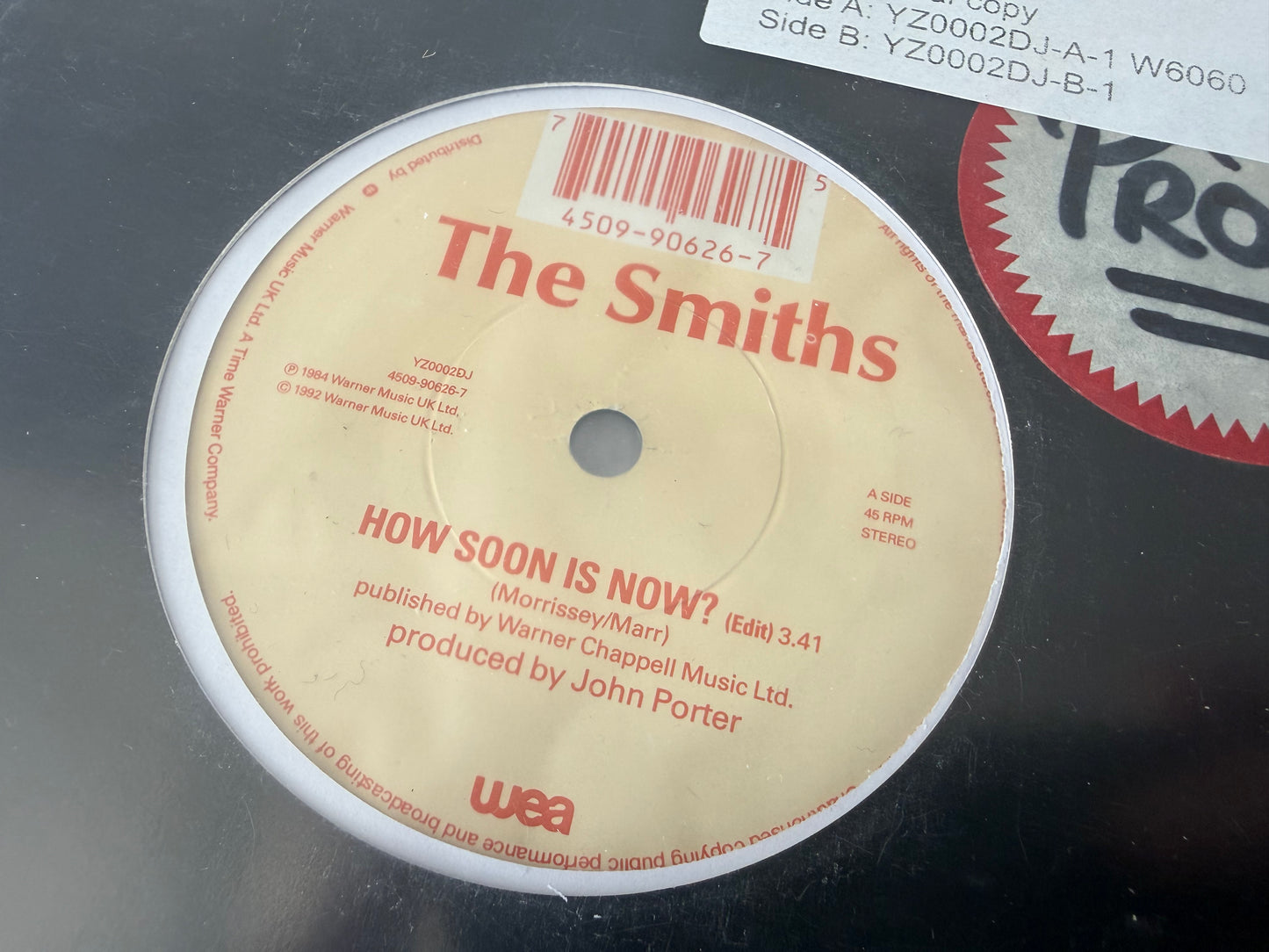 The Smiths – How Soon Is Now? : Promo : 7”
