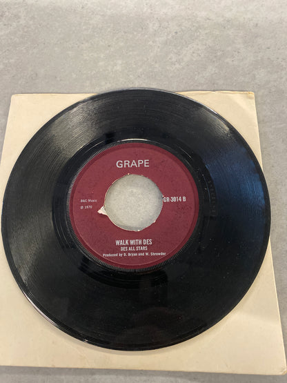 Des All Stars - Night Food Reggae / Walk With Des 7” Original EX