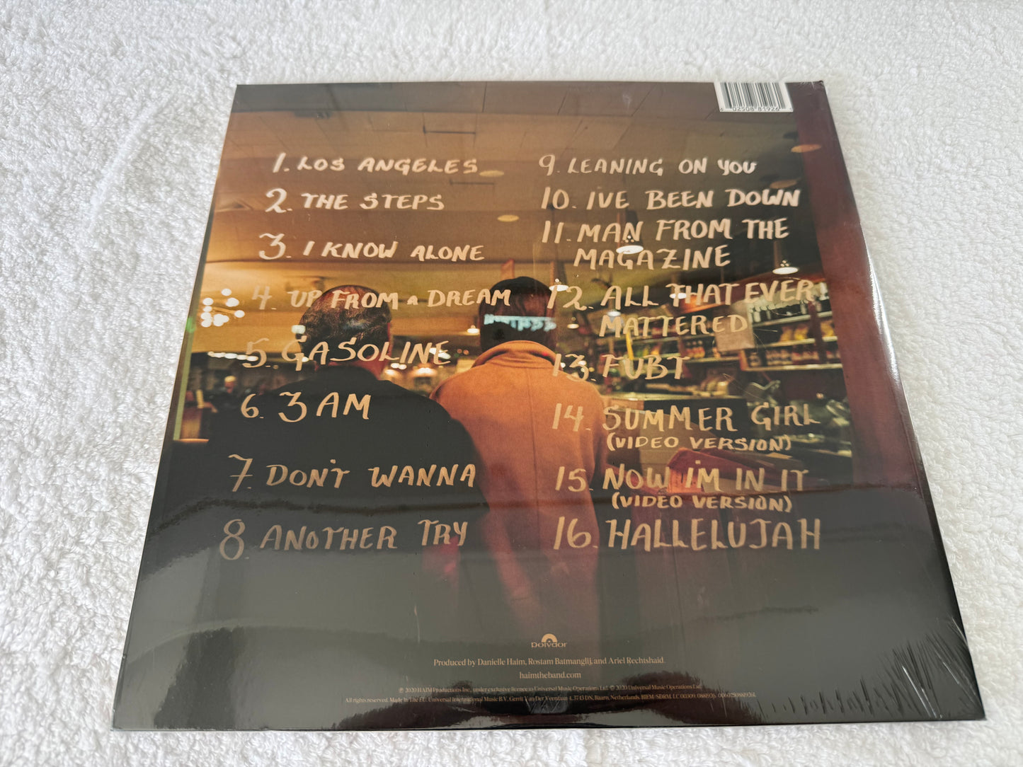 Haim – Women In Music Pt. III : LP: Red & Signed Print