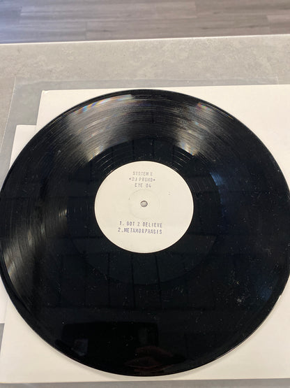 System X - Got To Believe / Metamorphisis 12” EYE  4 EX
