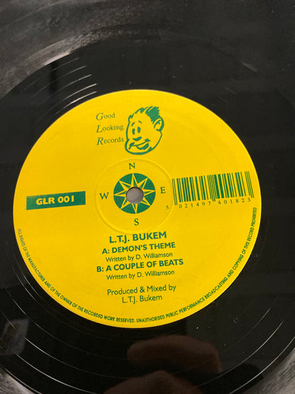 L.T.J. Bukem - Demon’s Theme / A Couple Of Beats 12” GLR001 EX