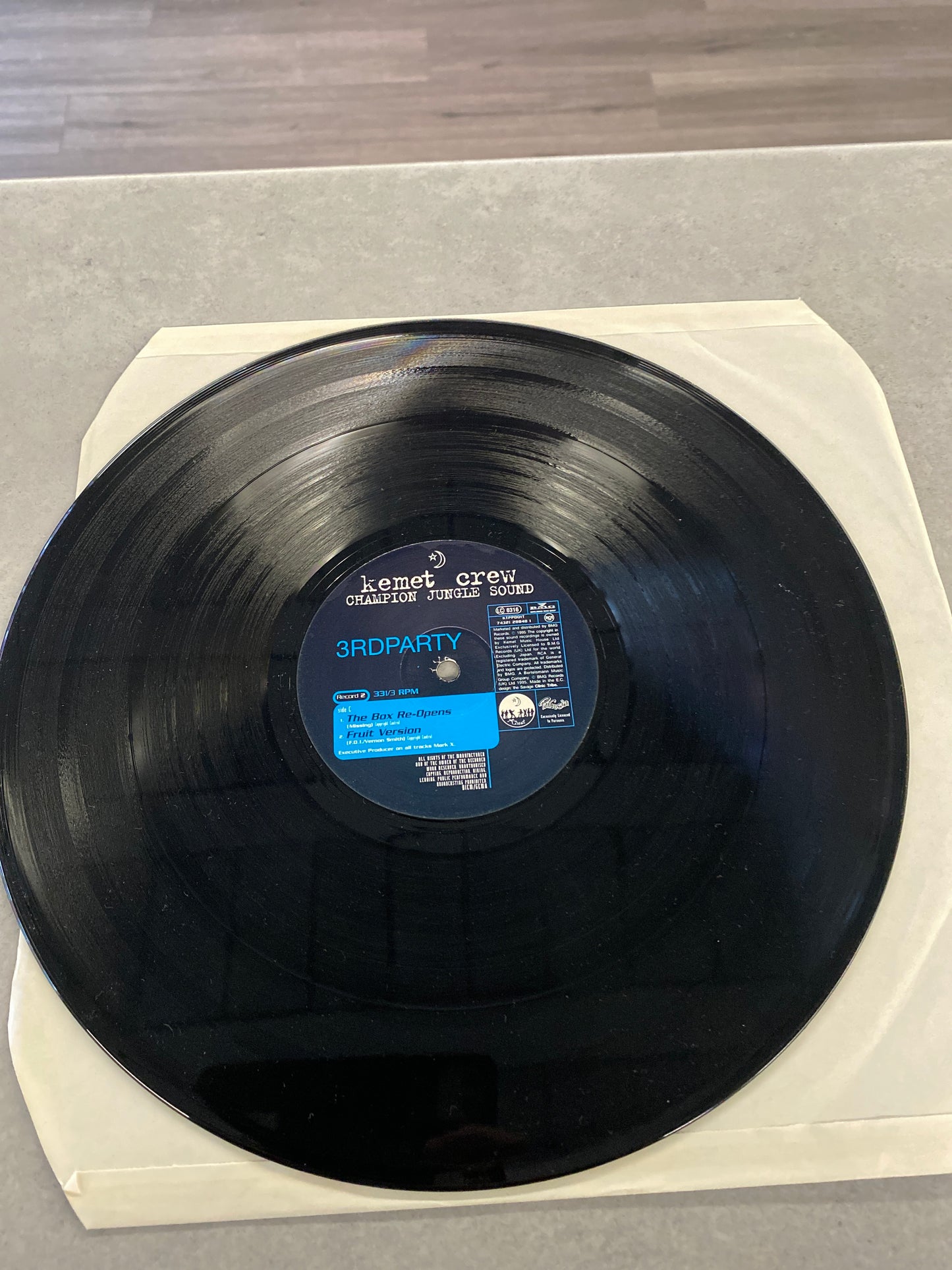 Kemet Crew - Champion Jungle Sound 3 LP W/Insert EX/EX