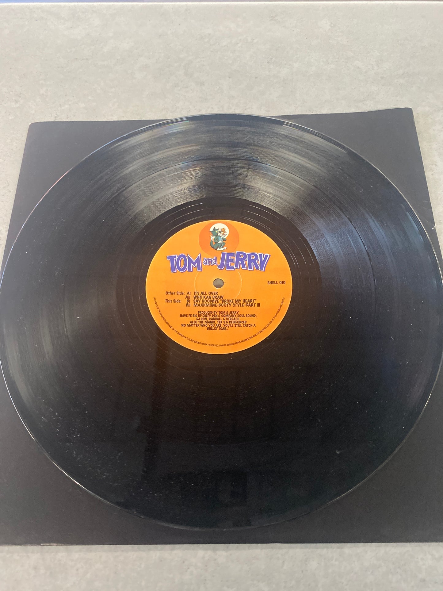 Tom & Jerry - It’s All Over / Who Kan Draw 12” EX