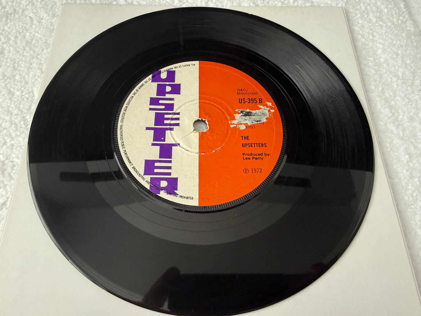 The Stingers / The Upsetters – Preacher Man / Preacher (Version) : 7” : See Description