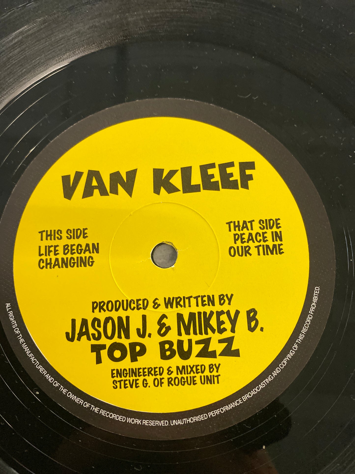 Van Kleef - Peace In Our Time 12” EX+