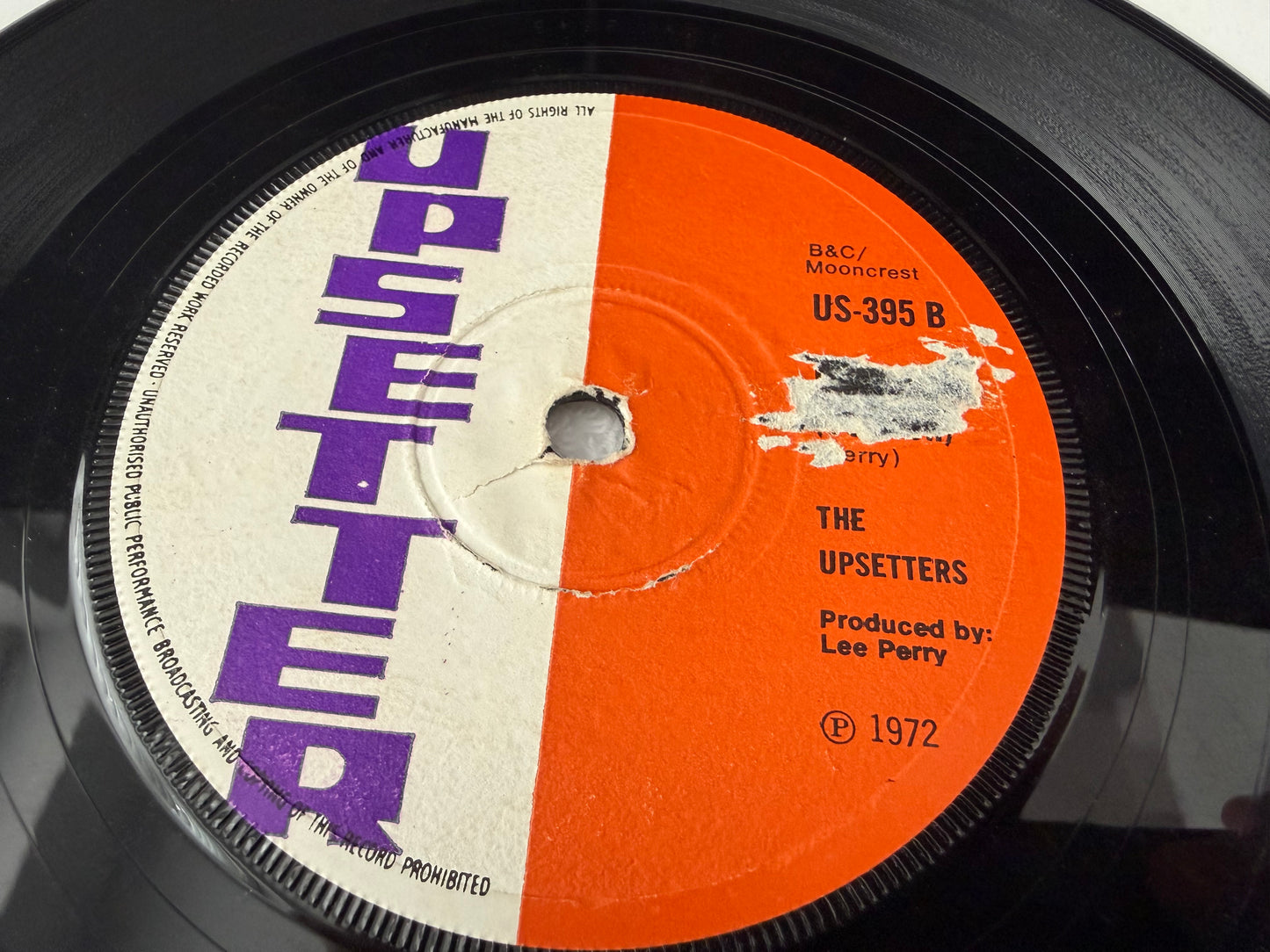 The Stingers / The Upsetters – Preacher Man / Preacher (Version) : 7” : See Description
