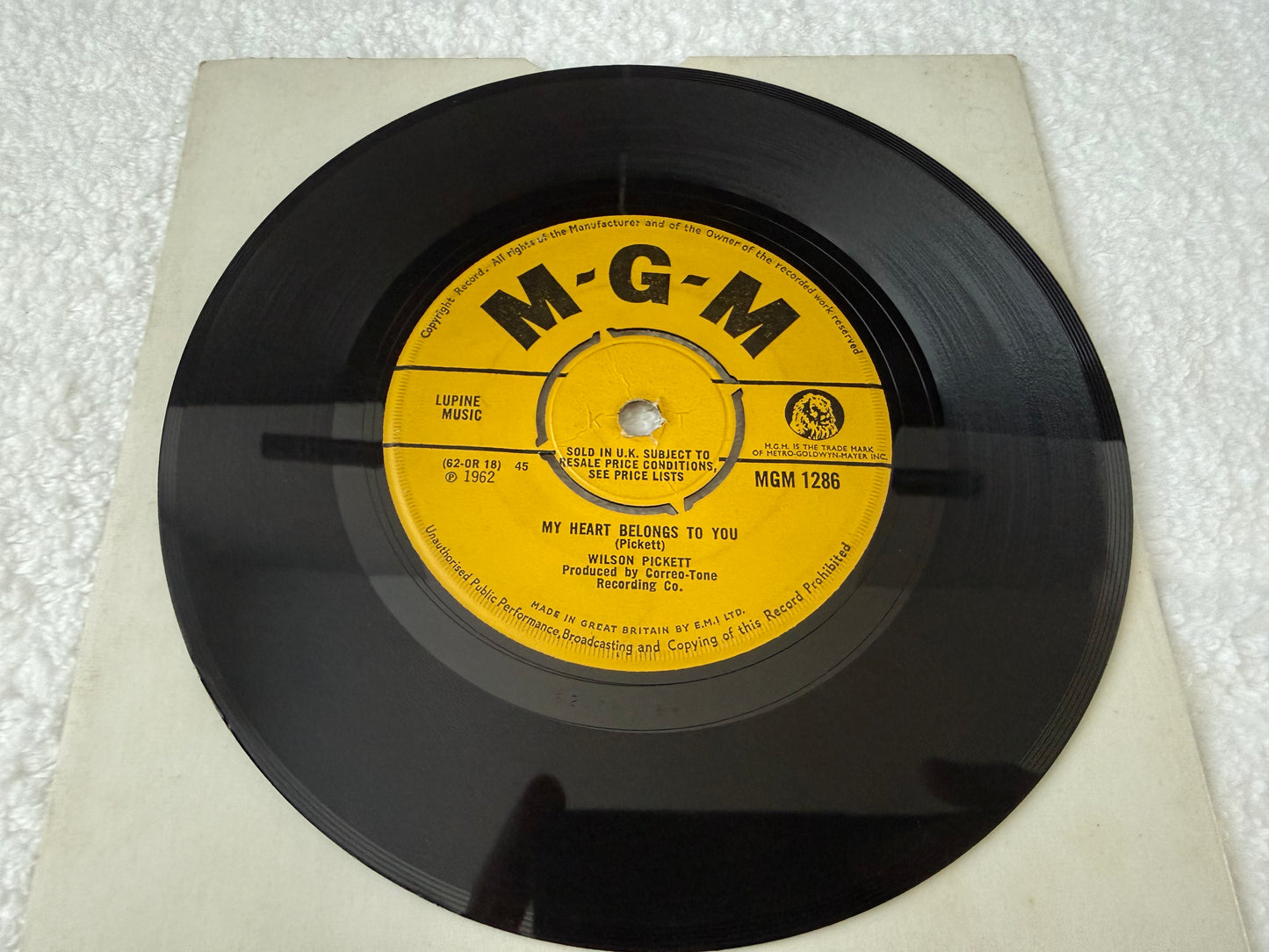 Wilson Pickett – Let Me Be Your Boy / My Heart Belongs To You : 7”