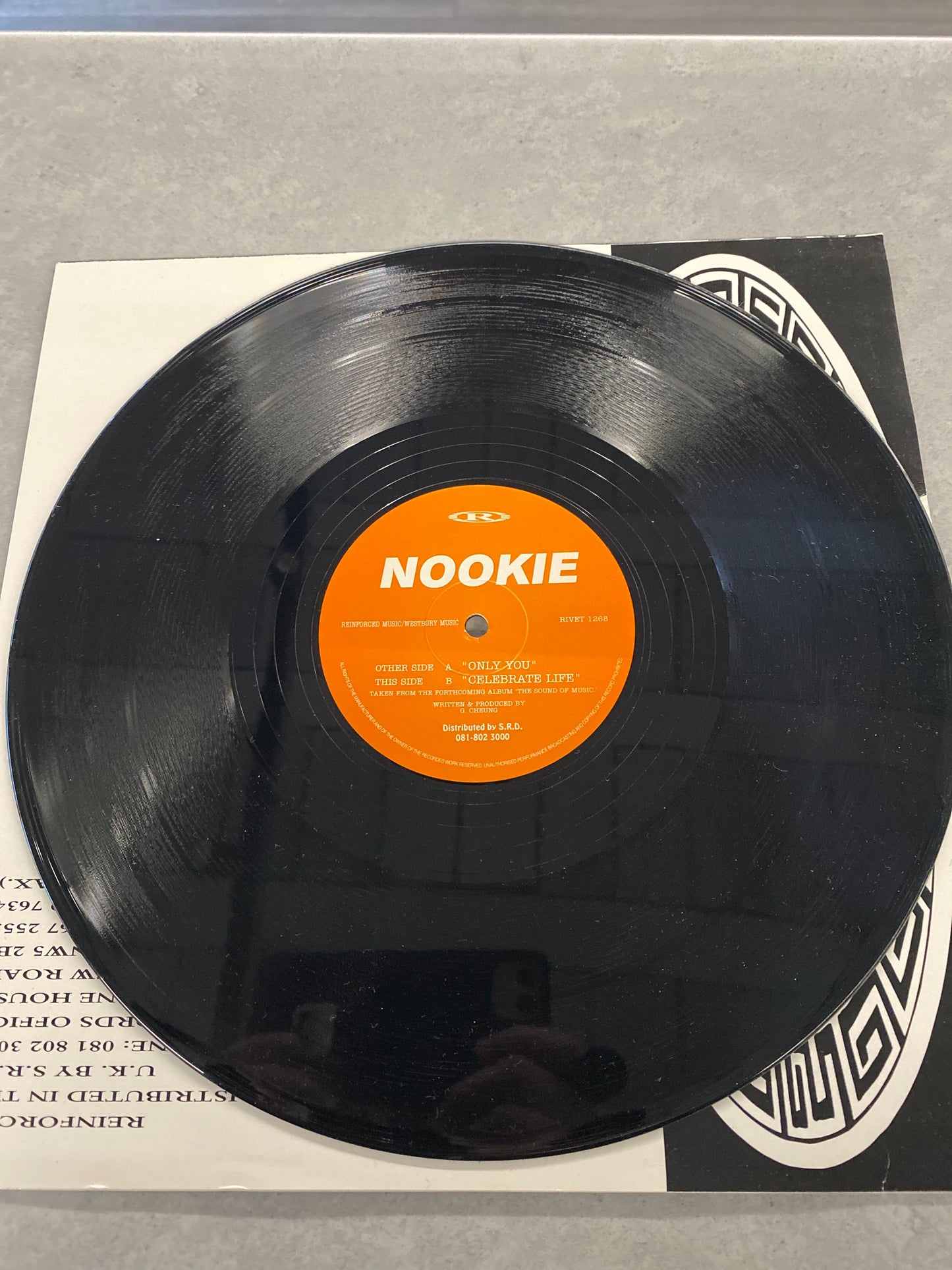 Nookie - Celebrate Life / Only You 12” EX RIVET 1268