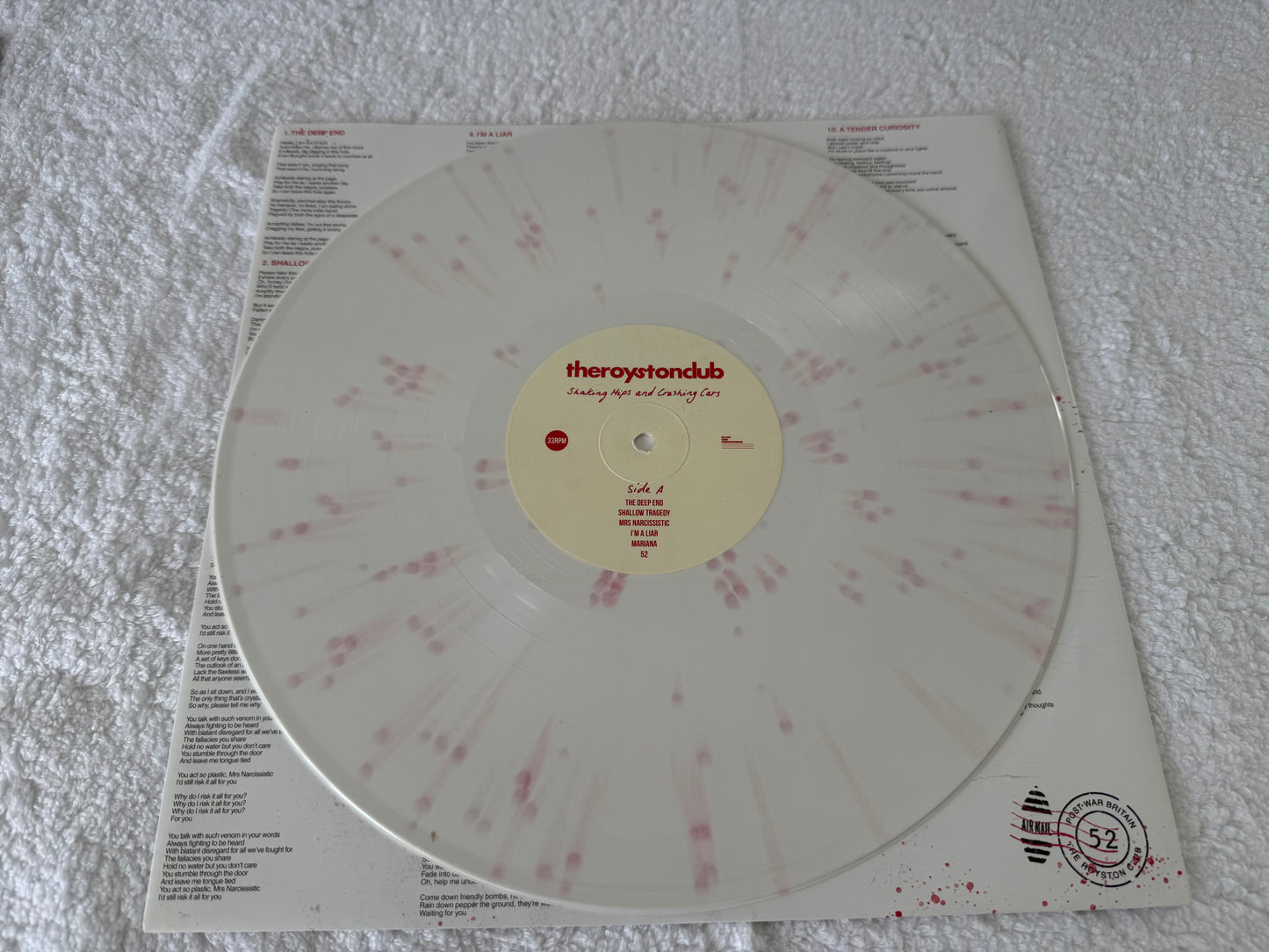 The Royston Club – Shaking Hips And Crashing Cars : LP : Signed