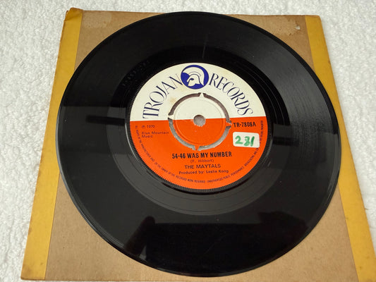 The Maytals / Beverley All Stars – 54-46 Was My Number : 7”