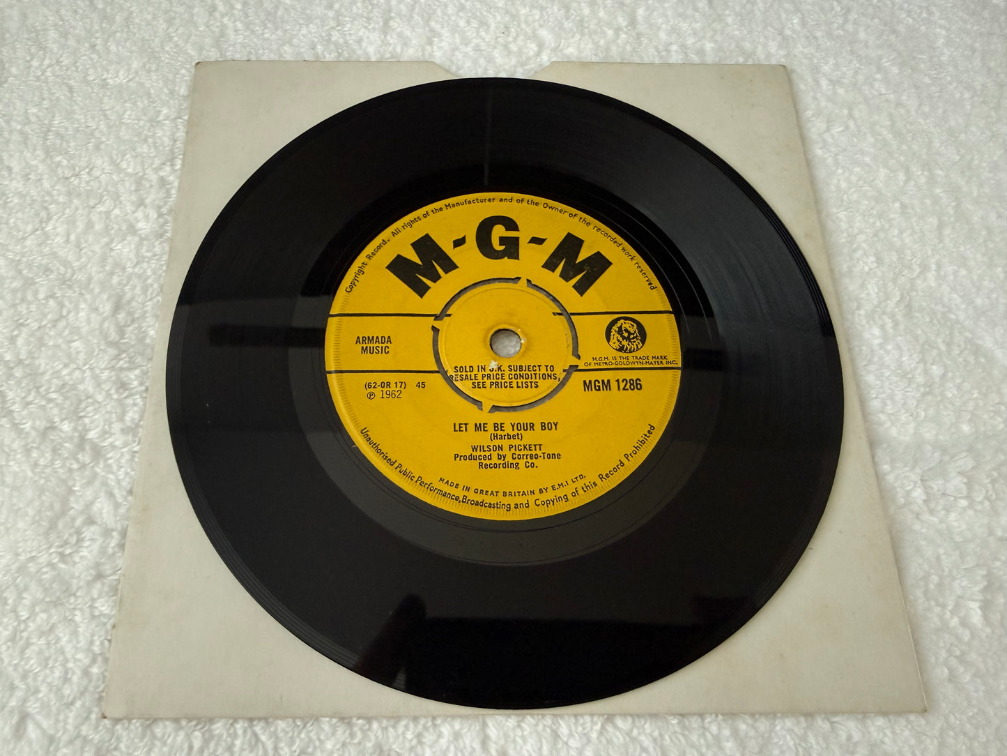 Wilson Pickett – Let Me Be Your Boy / My Heart Belongs To You : 7”