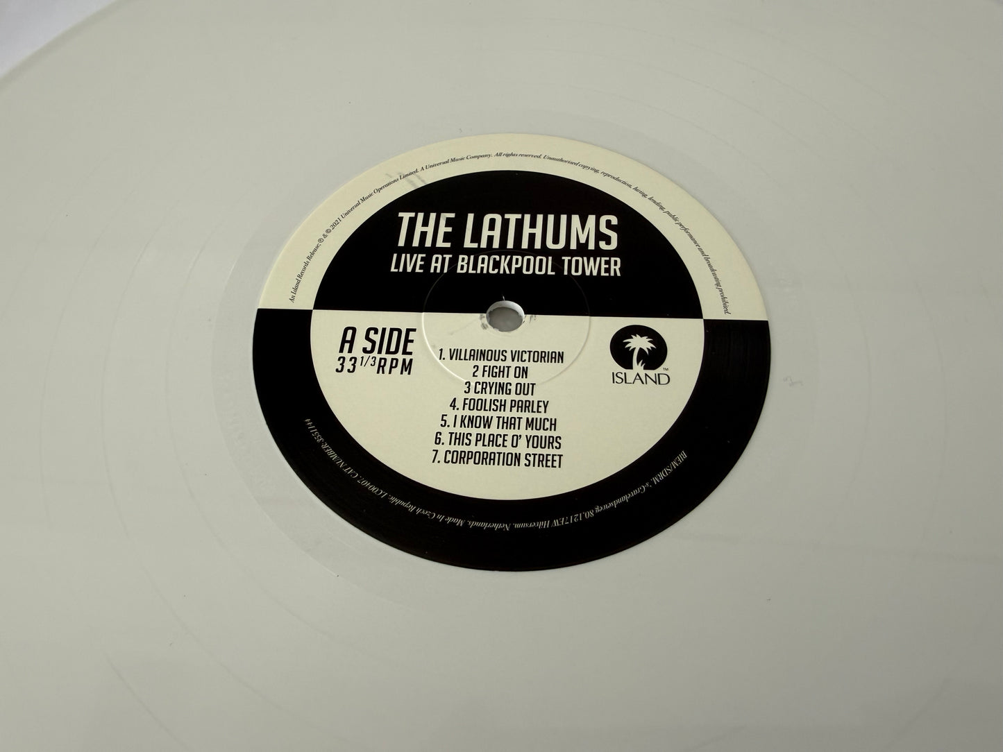 The Lathums – Live At Blackpool Tower : Signed : LP