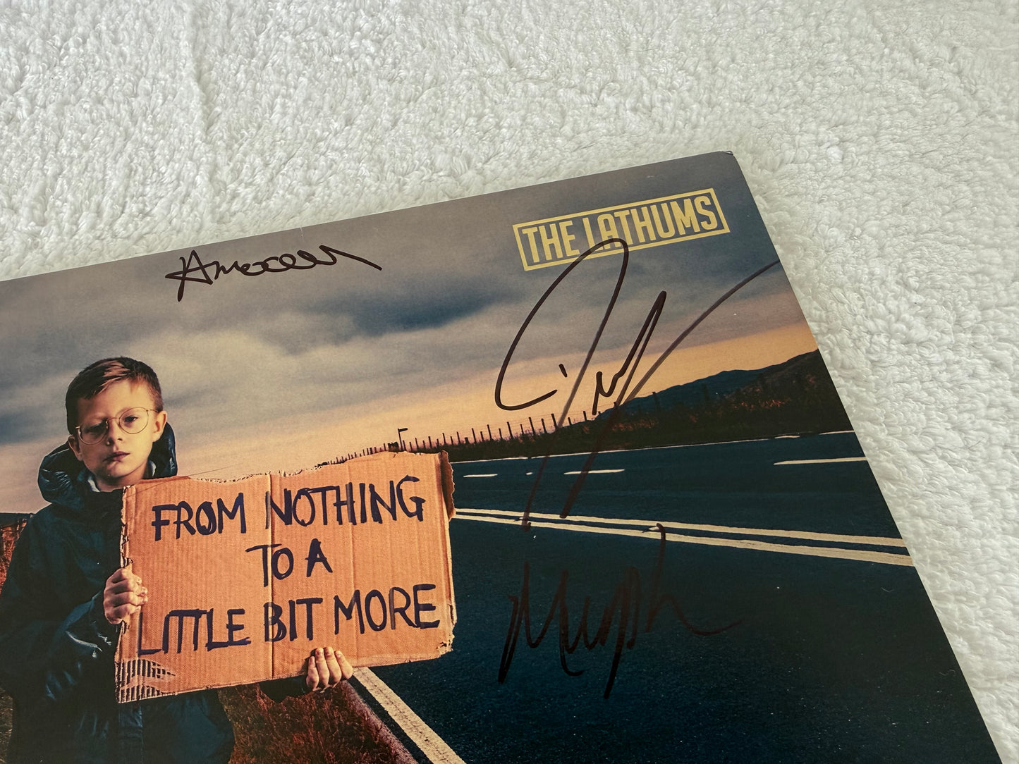 The Lathums – From Nothing To A Little Bit More : Signed : Limited Yellow : LP