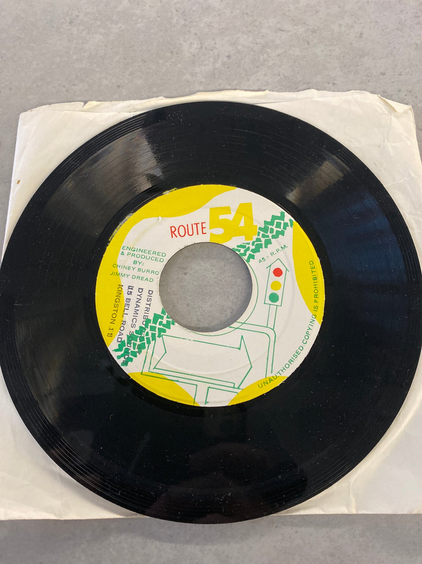 One-A-Way - Sufferer 7” Original Route 54 EX