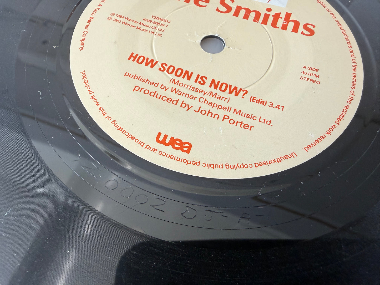 The Smiths – How Soon Is Now? : Promo : 7”