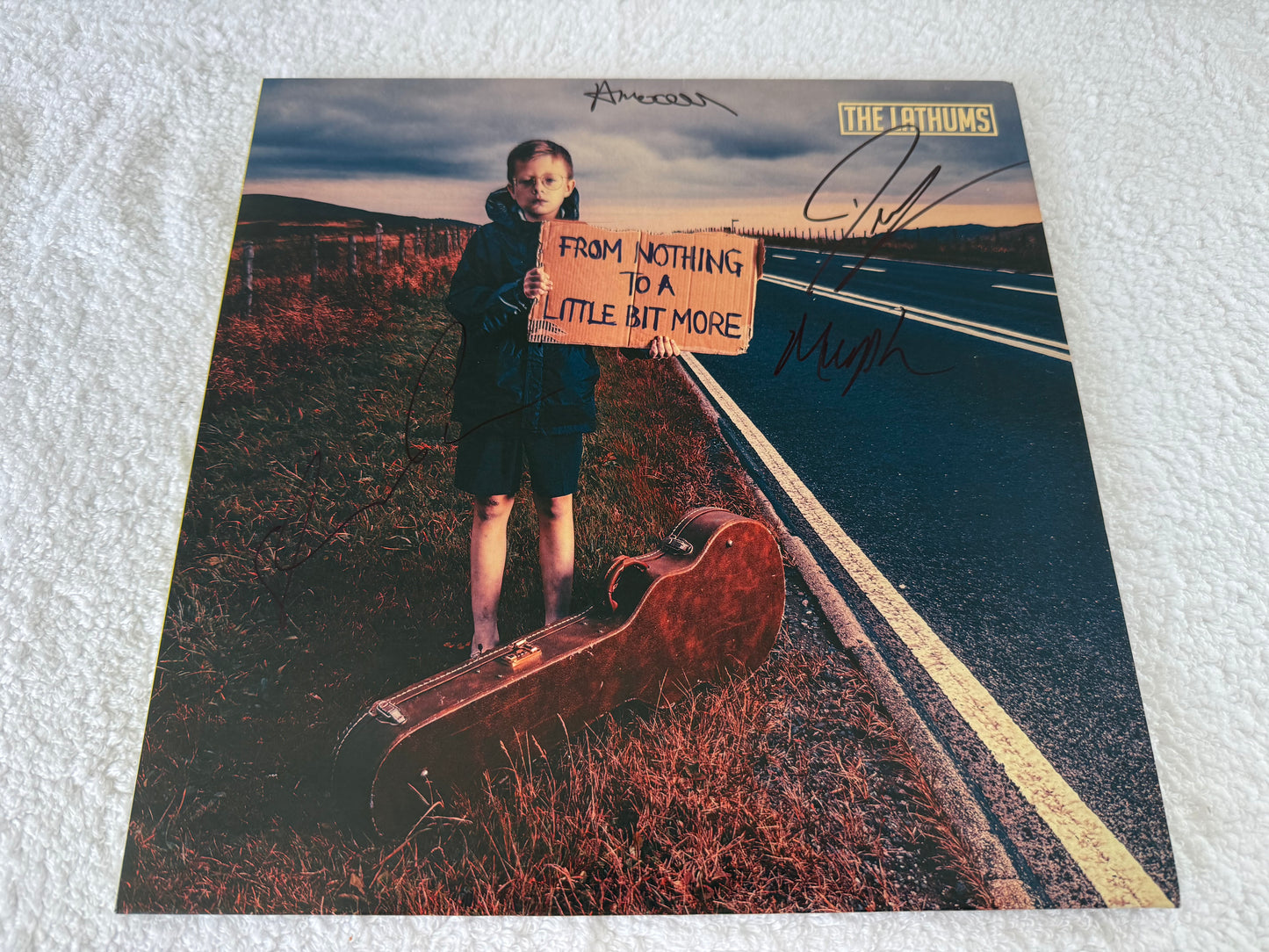 The Lathums – From Nothing To A Little Bit More : Signed : Limited Yellow : LP
