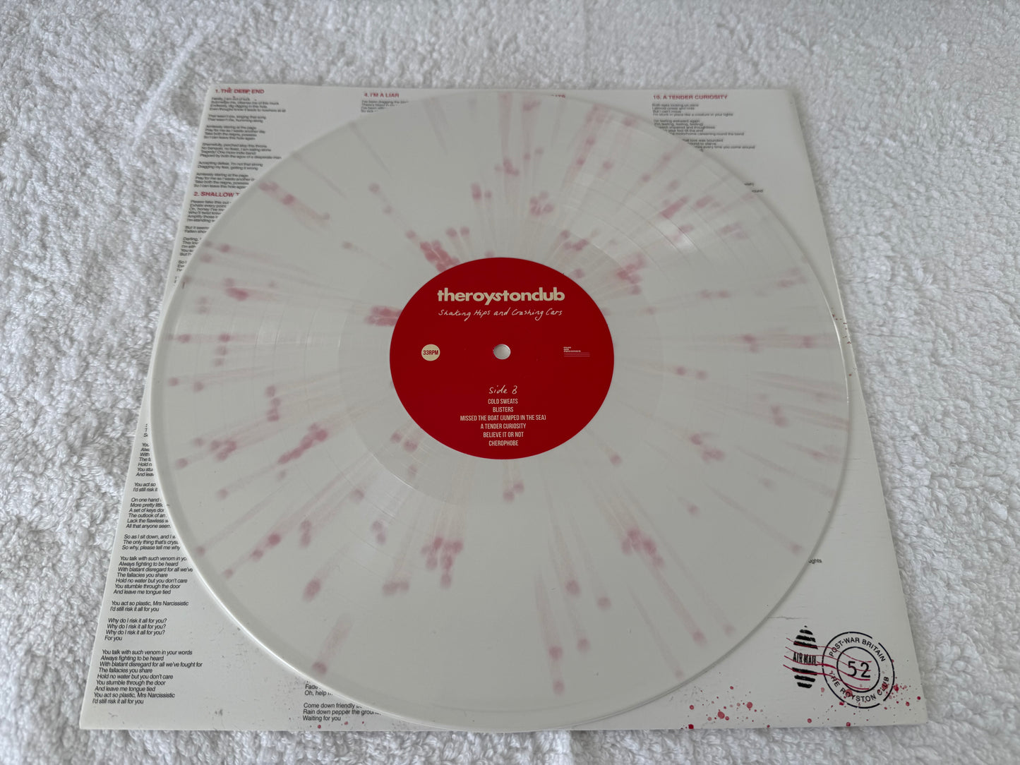 The Royston Club – Shaking Hips And Crashing Cars : LP : Signed
