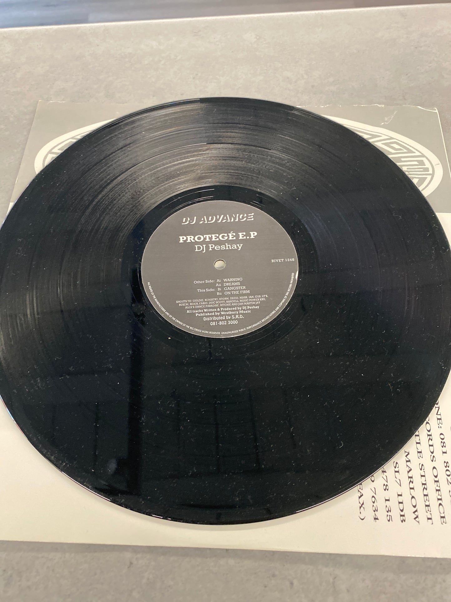 DJ Peshay - Protegé EP 12” EX+