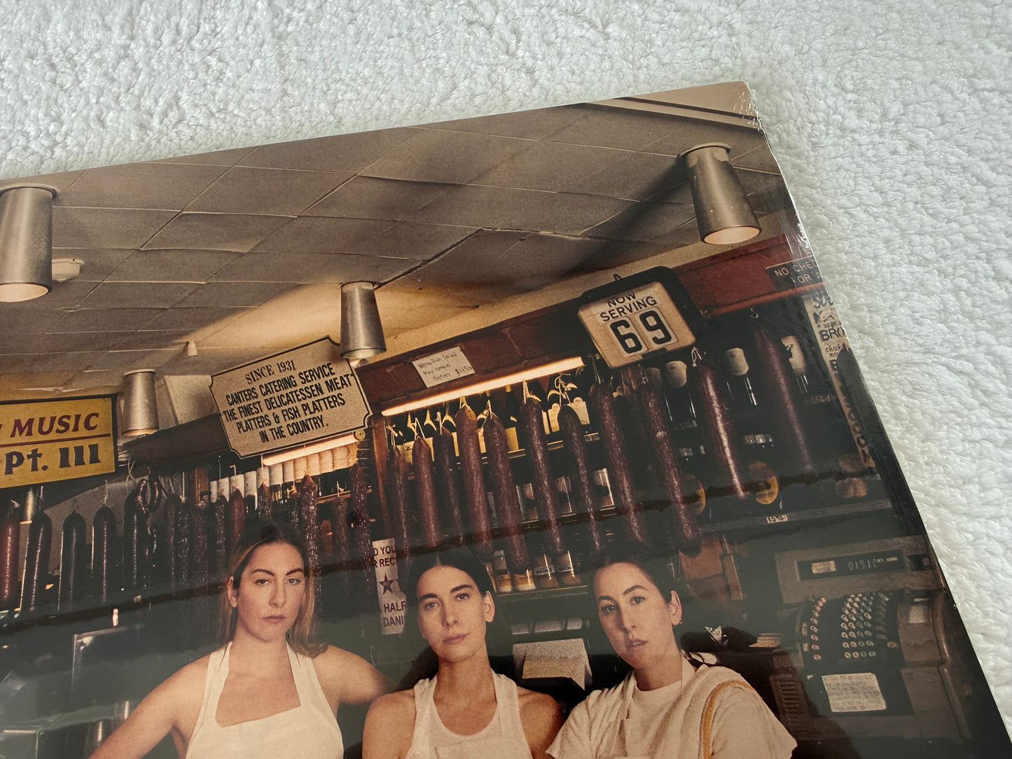 Haim – Women In Music Pt. III : LP: Red & Signed Print