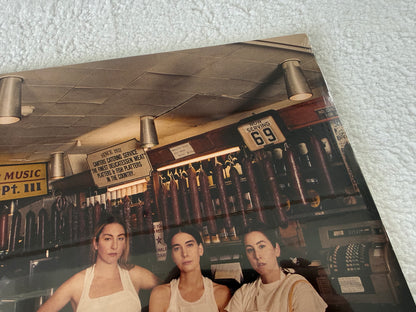 Haim – Women In Music Pt. III : LP: Red & Signed Print