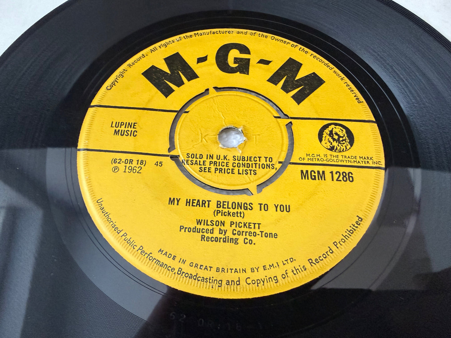 Wilson Pickett – Let Me Be Your Boy / My Heart Belongs To You : 7”