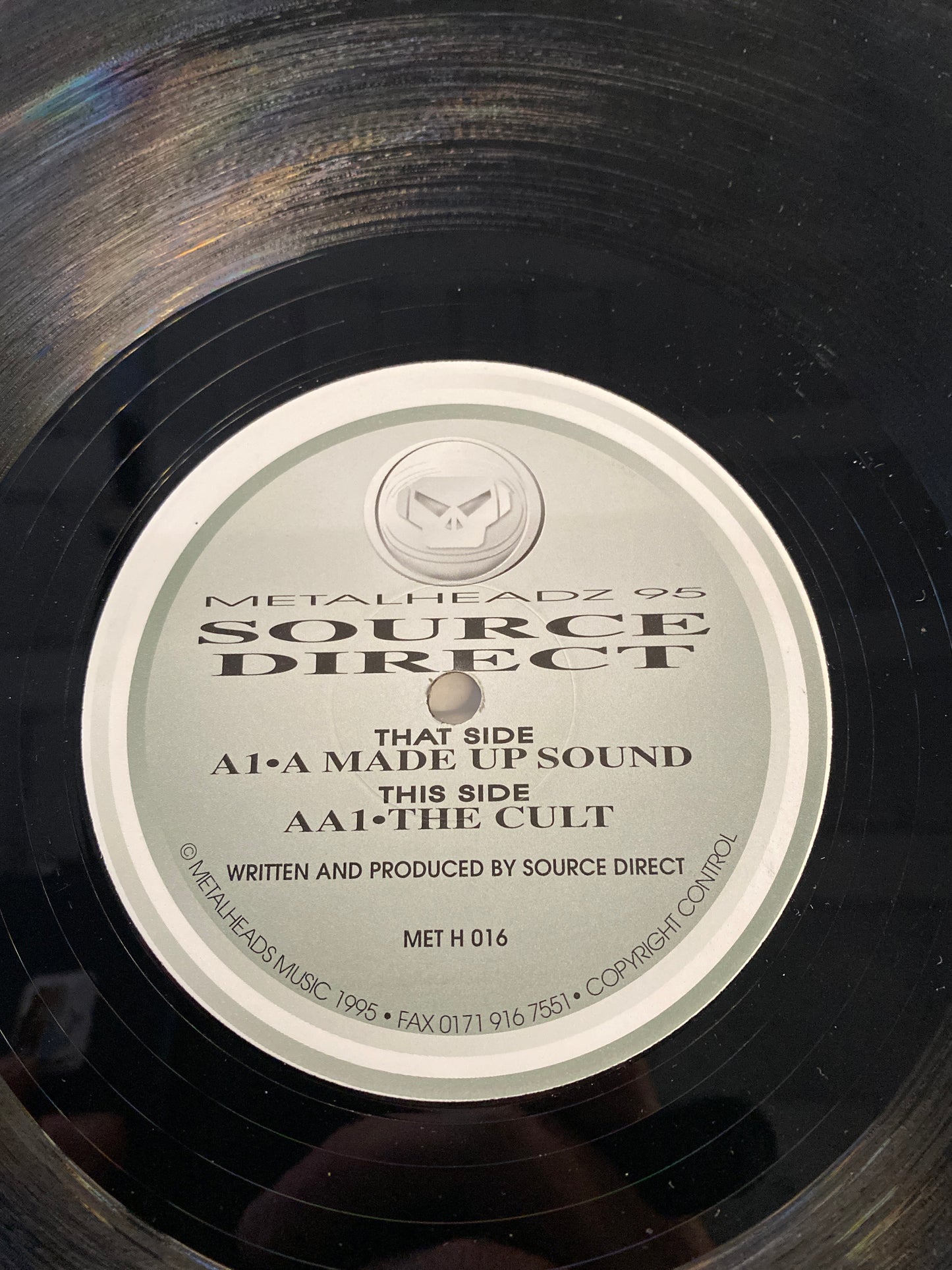 Source Direct - A Made Up Sound / The Cult 12” MET H 016 12” EX