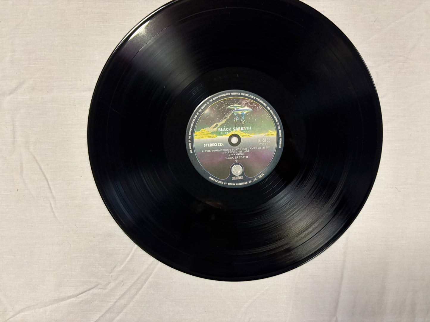 Black Sabbath- Self Titled Vertigo Japanese