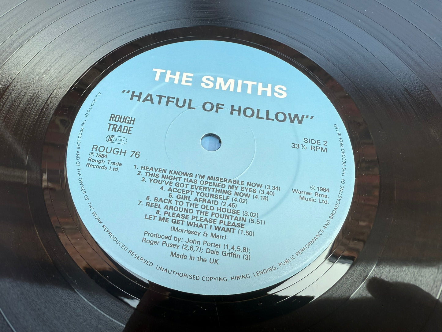 The Smiths - Hatful Of Hollow (Missing Dot)